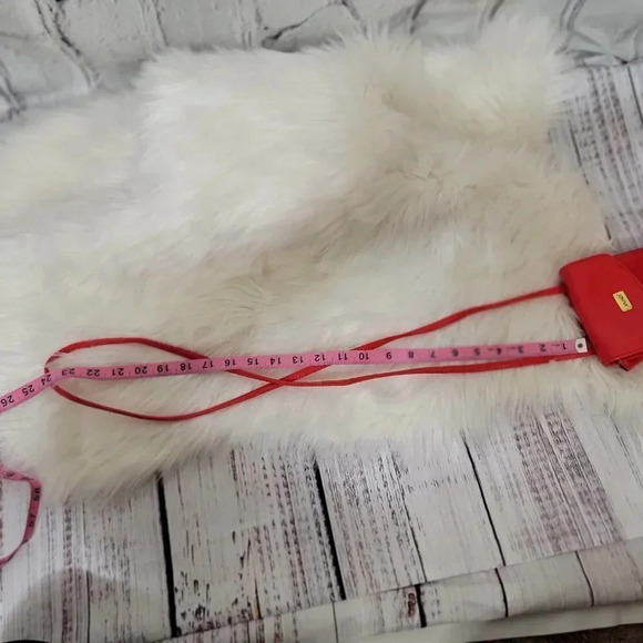 VINTAGE Mundi Red Fold Over Crossbody Long Strap Small Purse - Picture 11 of 11